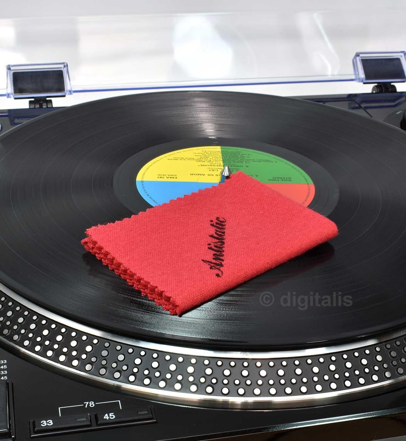 Vinyl KleenRecord Cleaning Anti-Static Cloth Cleaner Exclusive to Digitalis Audio (Antistatic Cloth)