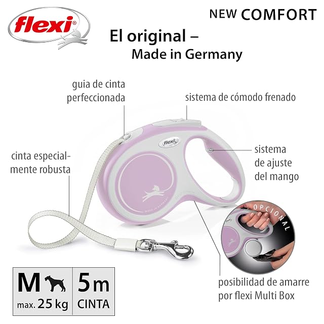 Foto 2 de 7 de Flexi - Correa Flexi para perros New Confort Cinta