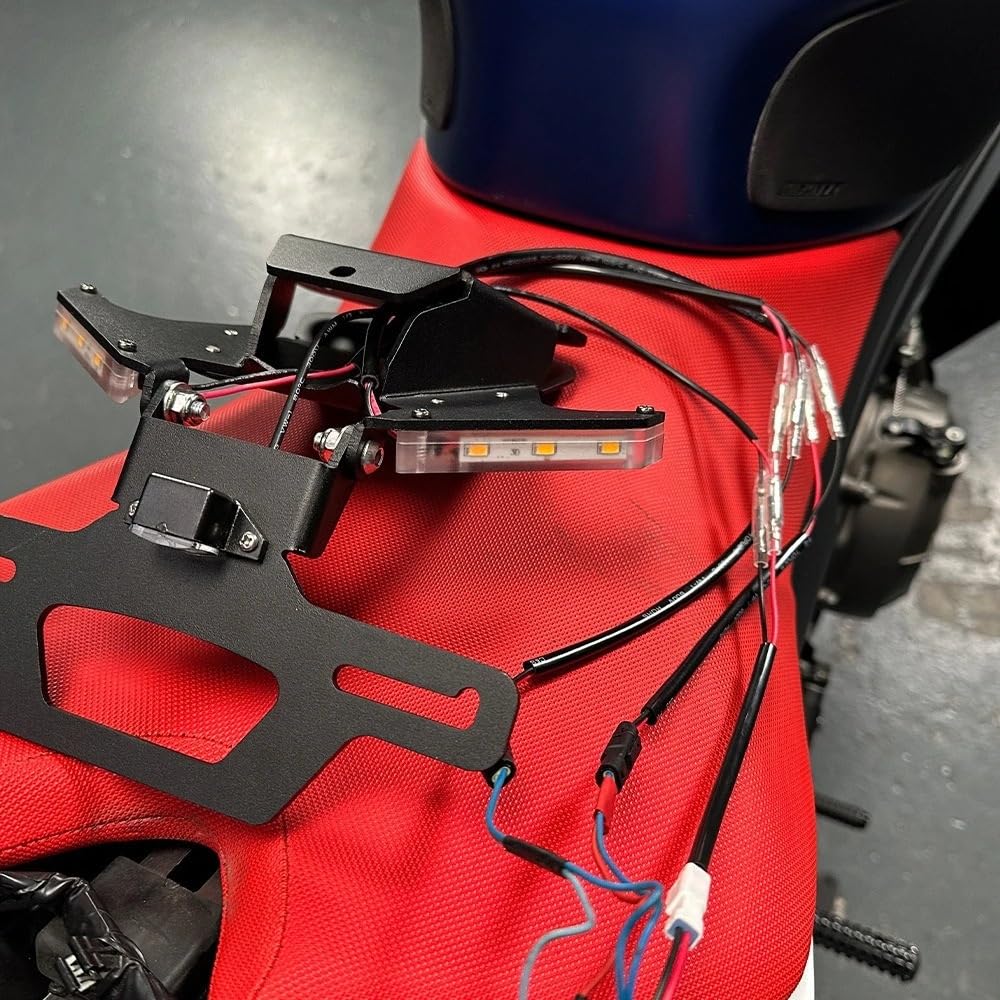 Pasuje do Aprilia RS660 RSV4 1100 składany uchwyt na tablicę rejestracyjną Fender Eliminator Tail Frame Rama na rejestrację motor