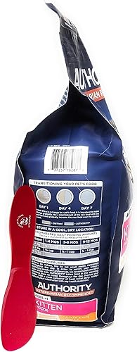 Miniatura 5 de Tesadorz Spatula and Authority Kitten - Comida seca para gatos de pollo y arroz para interiores, 7 libras