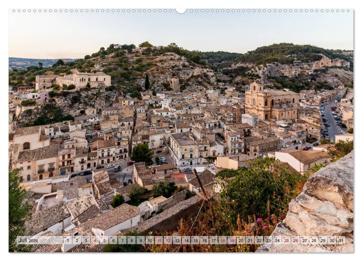 Italien von der Toskana nach Sizilien (hochwertiger Premium Wandkalender 2026 DIN A2 quer), Kunstdruck in Hochglanz: Spektakuläre Stadtansichten aus Italien (CALVENDO Orte)