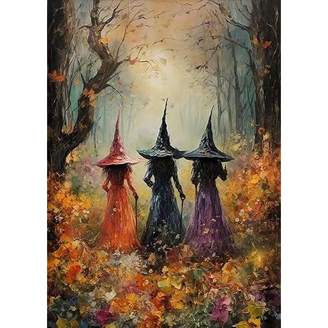 Enchanting Witch Diamond Painting Kit: Awaken Your Inner Artist