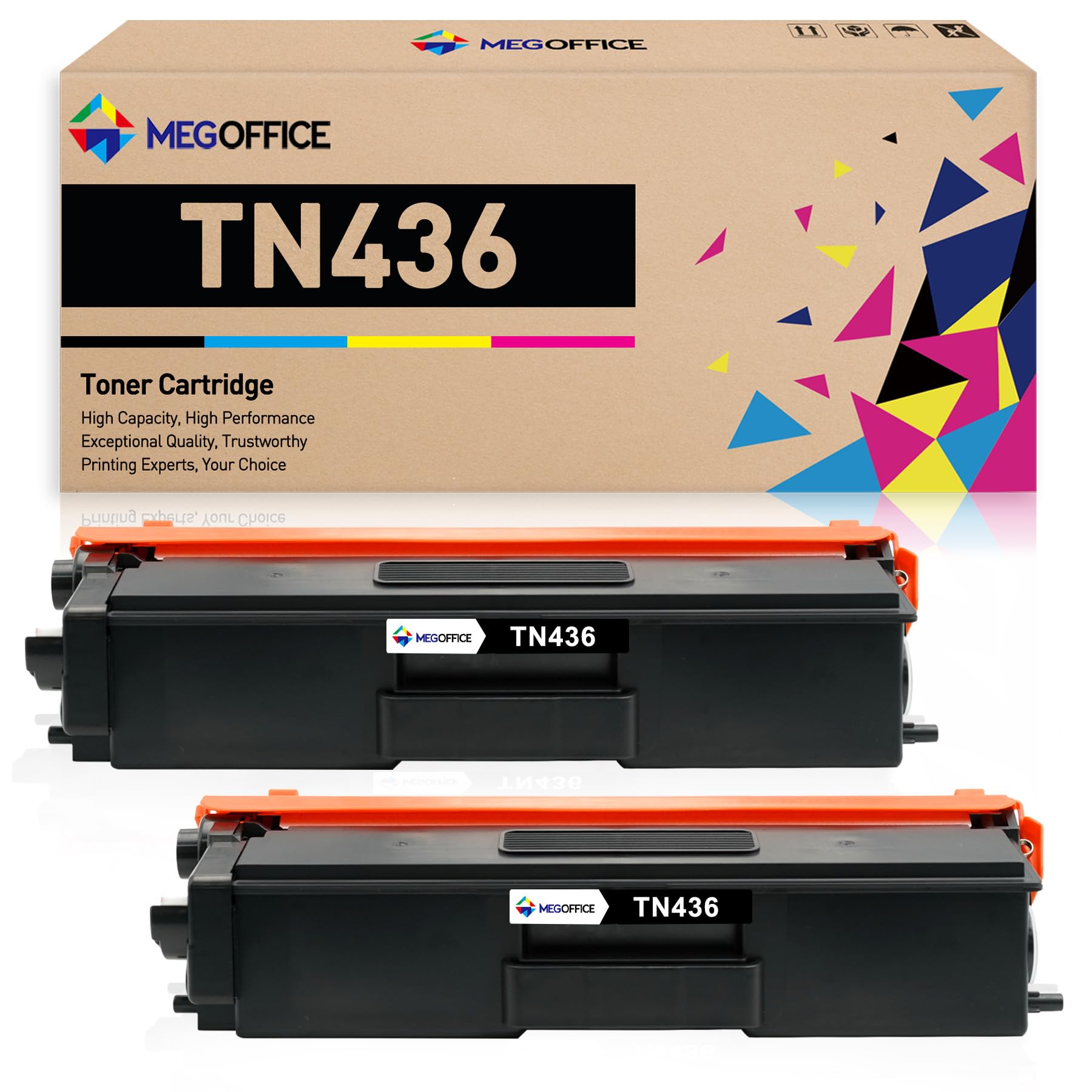 MEGOFFICE Compatible Toner Cartridge Replacement for Brother TN436 TN436BK TN 436 TN433 TN433BK TN431 for Brother MFC-L8905CDW MFC-L8900CDW