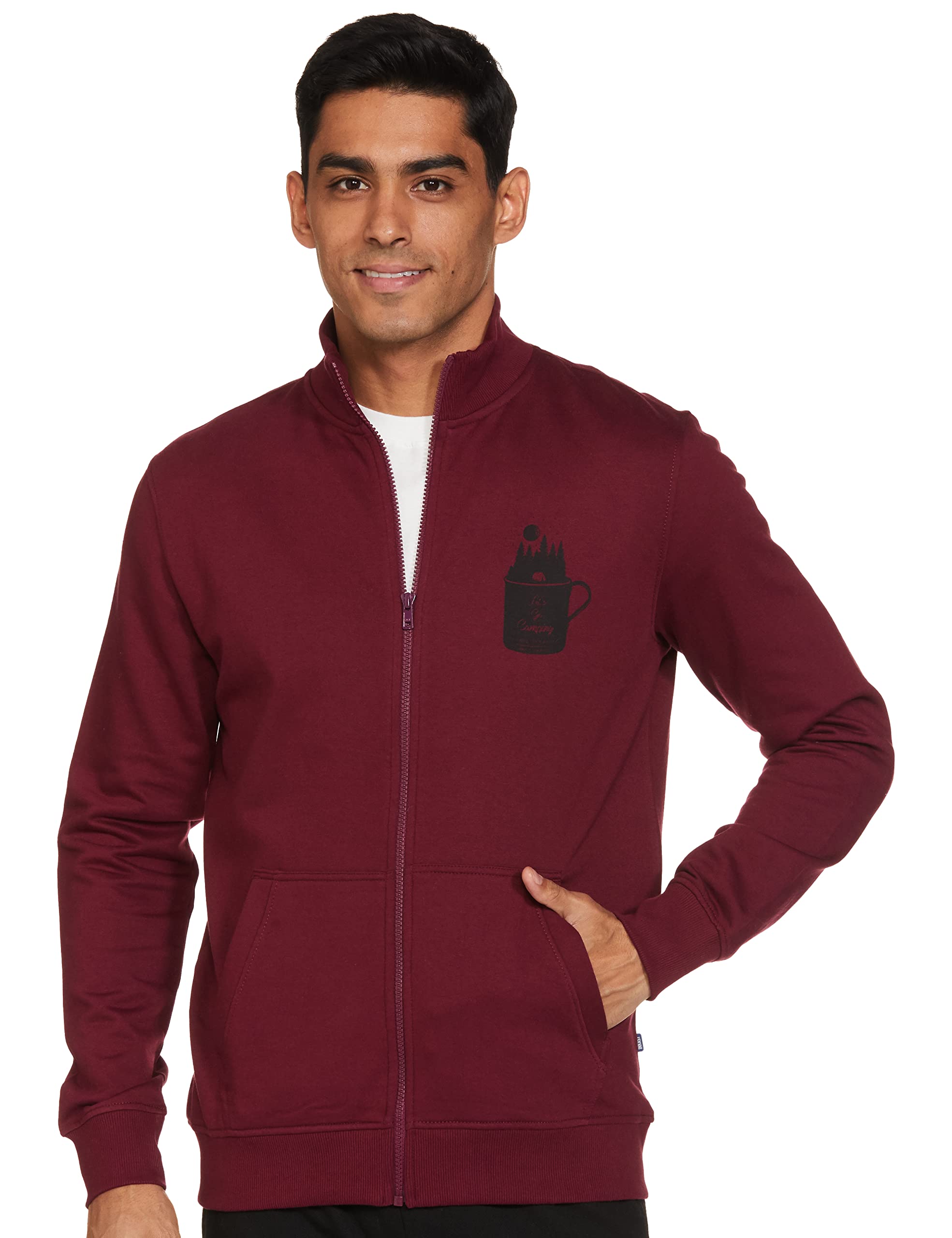 amazon brand - inkast Men High Neck Sweatshirt-picture-41