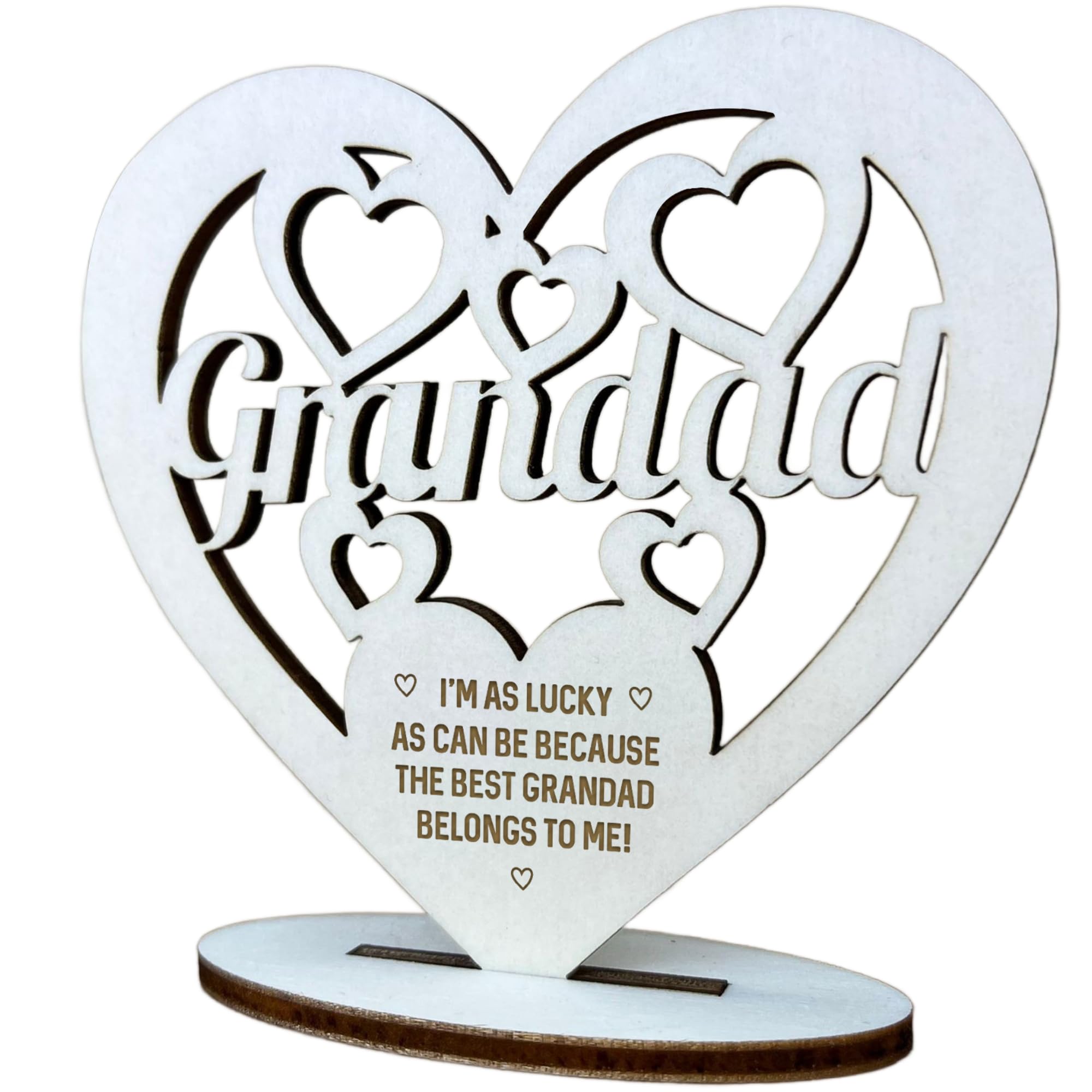 Red Ocean Grandad Gifts From Grandchildren Standing Plaque Grandad Birthday Gift Fathers Day Gift For Grandad