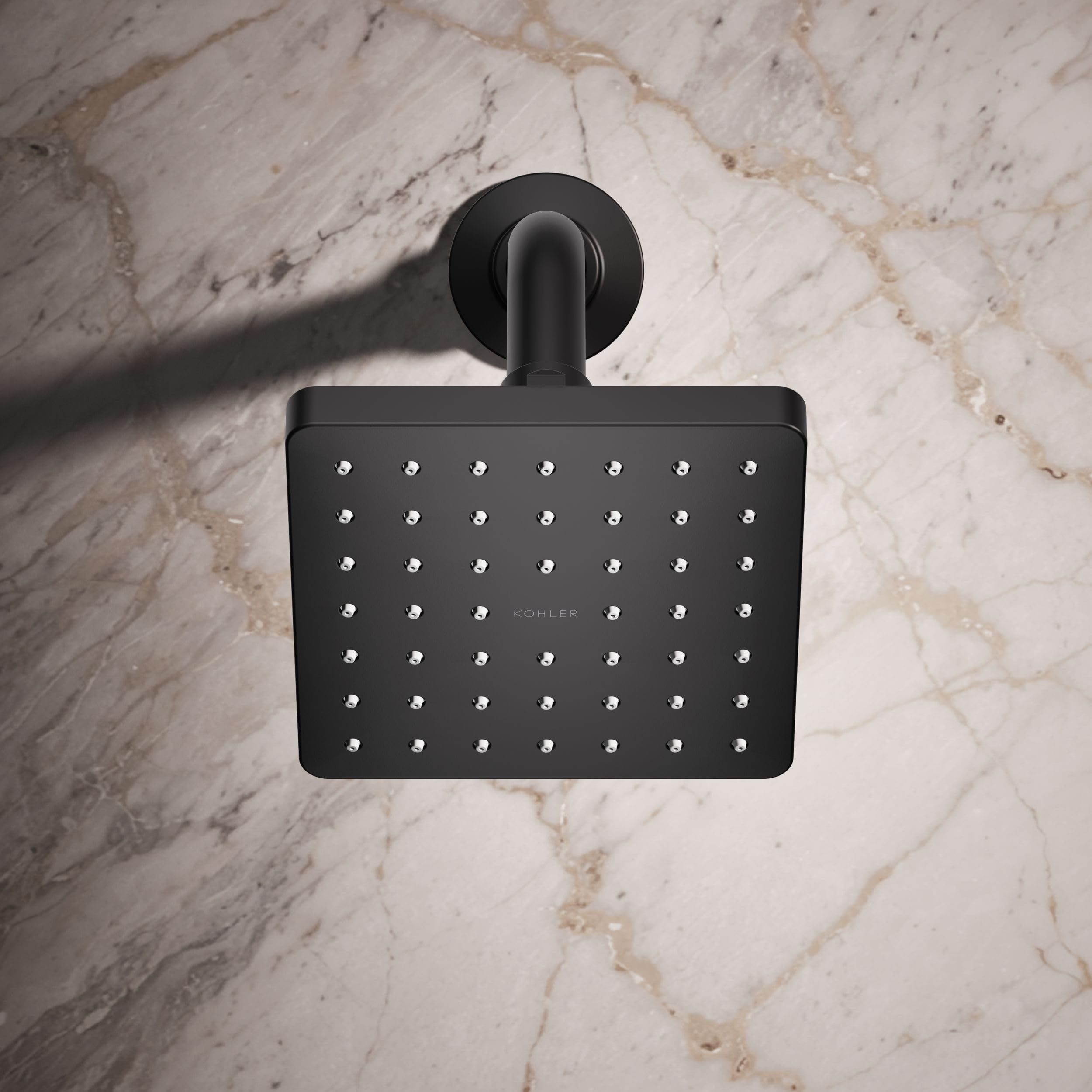 Kohler K-24805-BL Parallel Showerheads, Matte Black, 2.5 GPM - Image 4