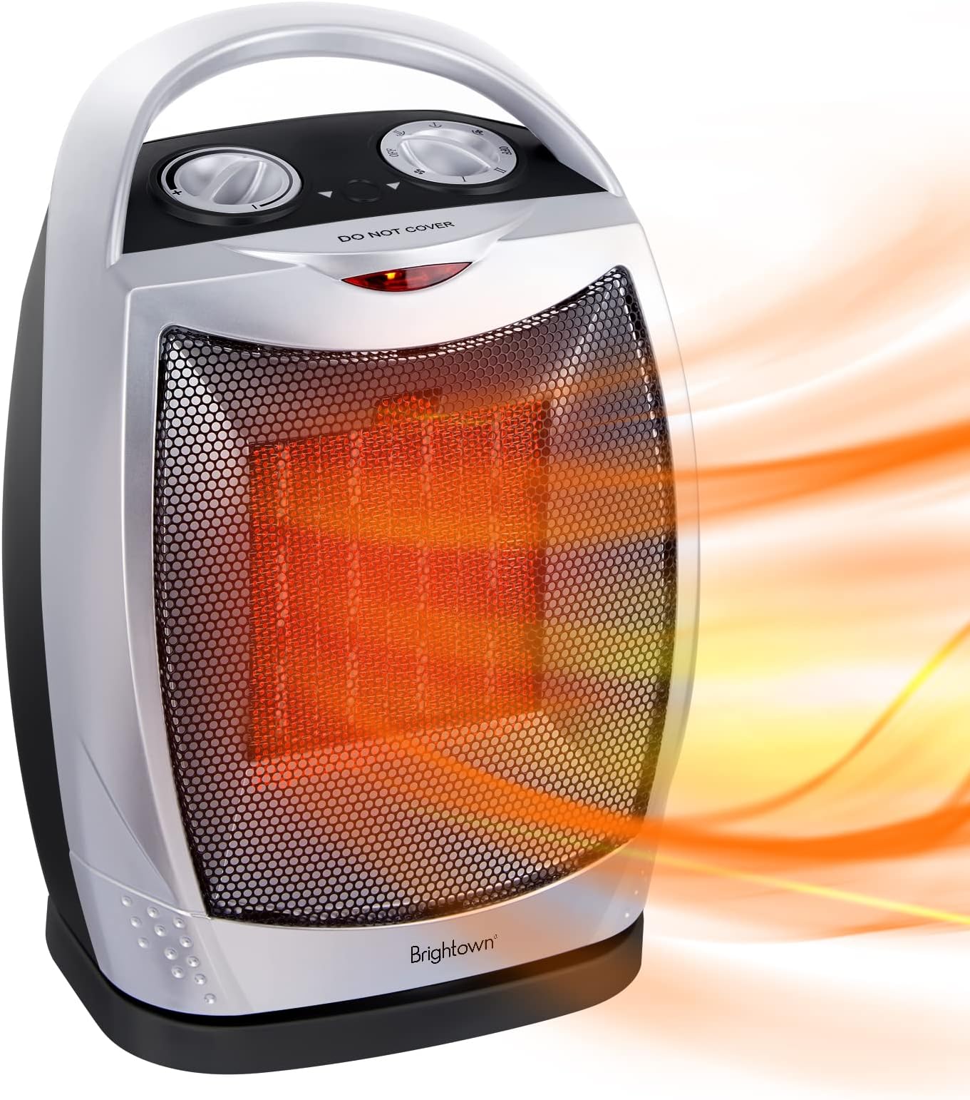 Portable Oscillating Electric Space Heater 1500w 750w Personal Room ...