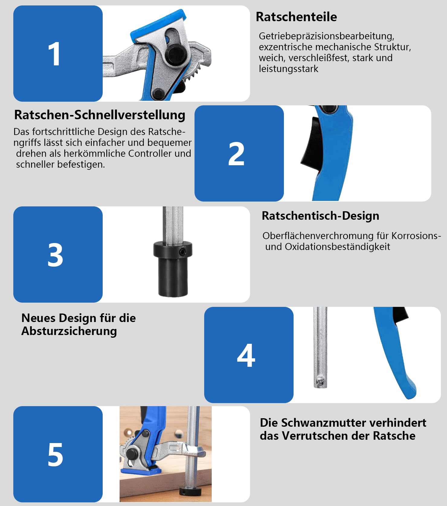 2Stück Niederhalter Hebelzwinge 20mm mit Hebelgriff Ganzstahl Tischzwinge 20mm Multifunktionstische Spannelement, Spannbereich 160mm Werkbank Schnellspannzwinge für schweißtisch & CNC