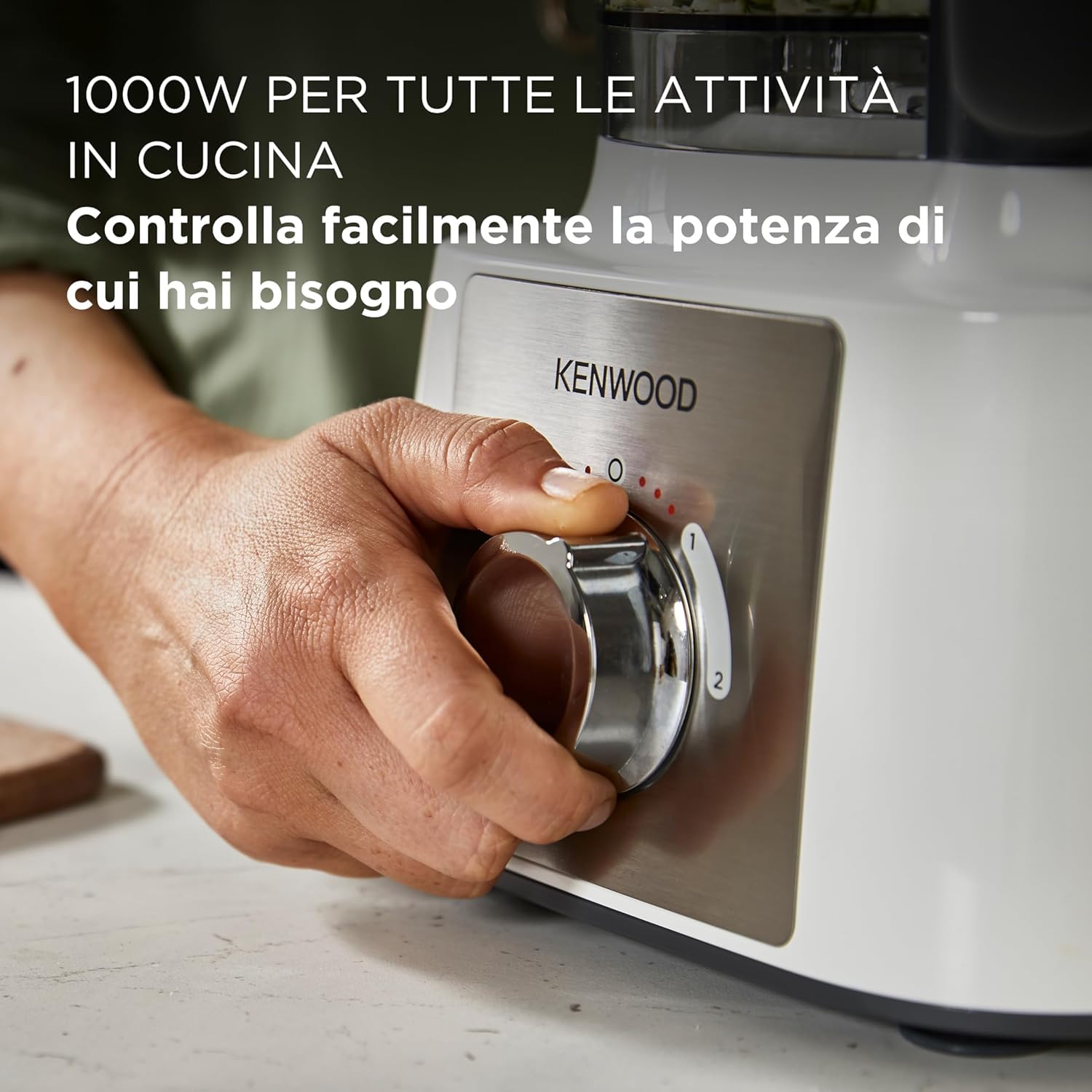 Robot multifonction - KENWOOD - MultiPro Express FDP65.450WH - 1000 W - 3 L - 2 vitesses - Blender 1,5 L - Blanc