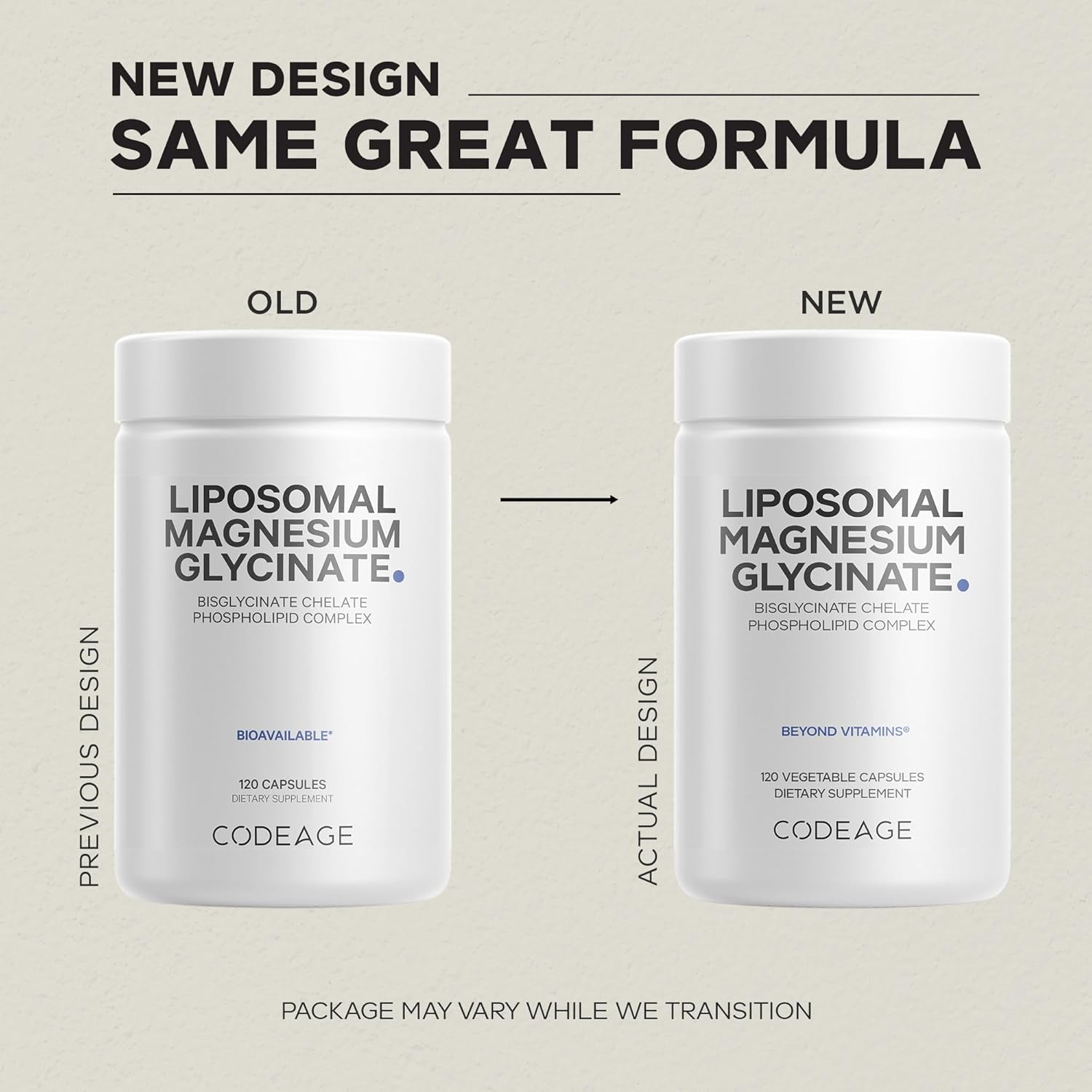 Codeage Liposomal Magnesium Glycinate Supplement - Magnesium Bisglycinate Pills - BioPerine Black Pepper - Liposomal Delivery - Non-GMO, Gluten-Free Mineral - 120 Capsules - Image 3