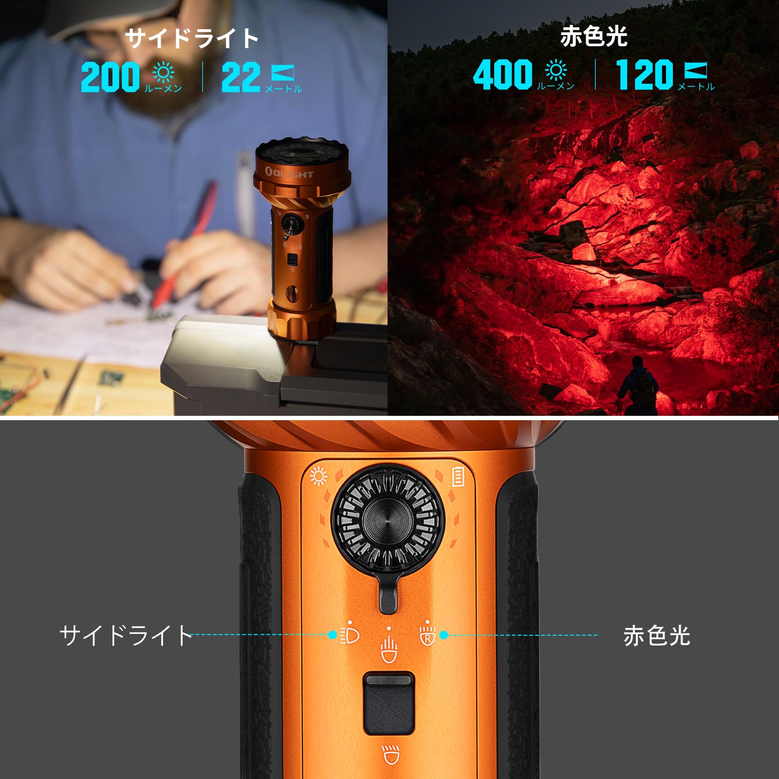 Amazon.co.jp: OLIGHT(オーライト) Marauder Mini2 懐中電灯 高性能LED