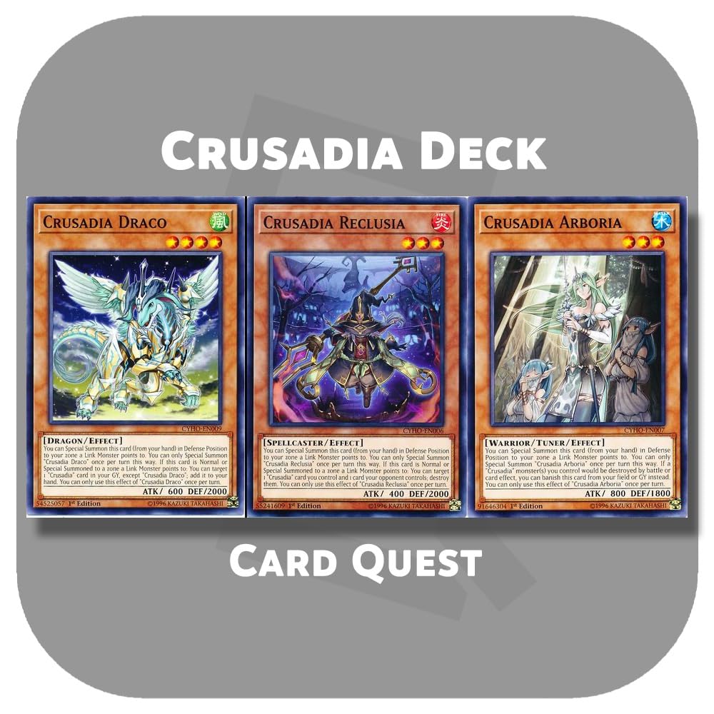 Generic Complete Custom Deck for Yu-Gi-Oh! - Crusadia & World Legacy Link Deck