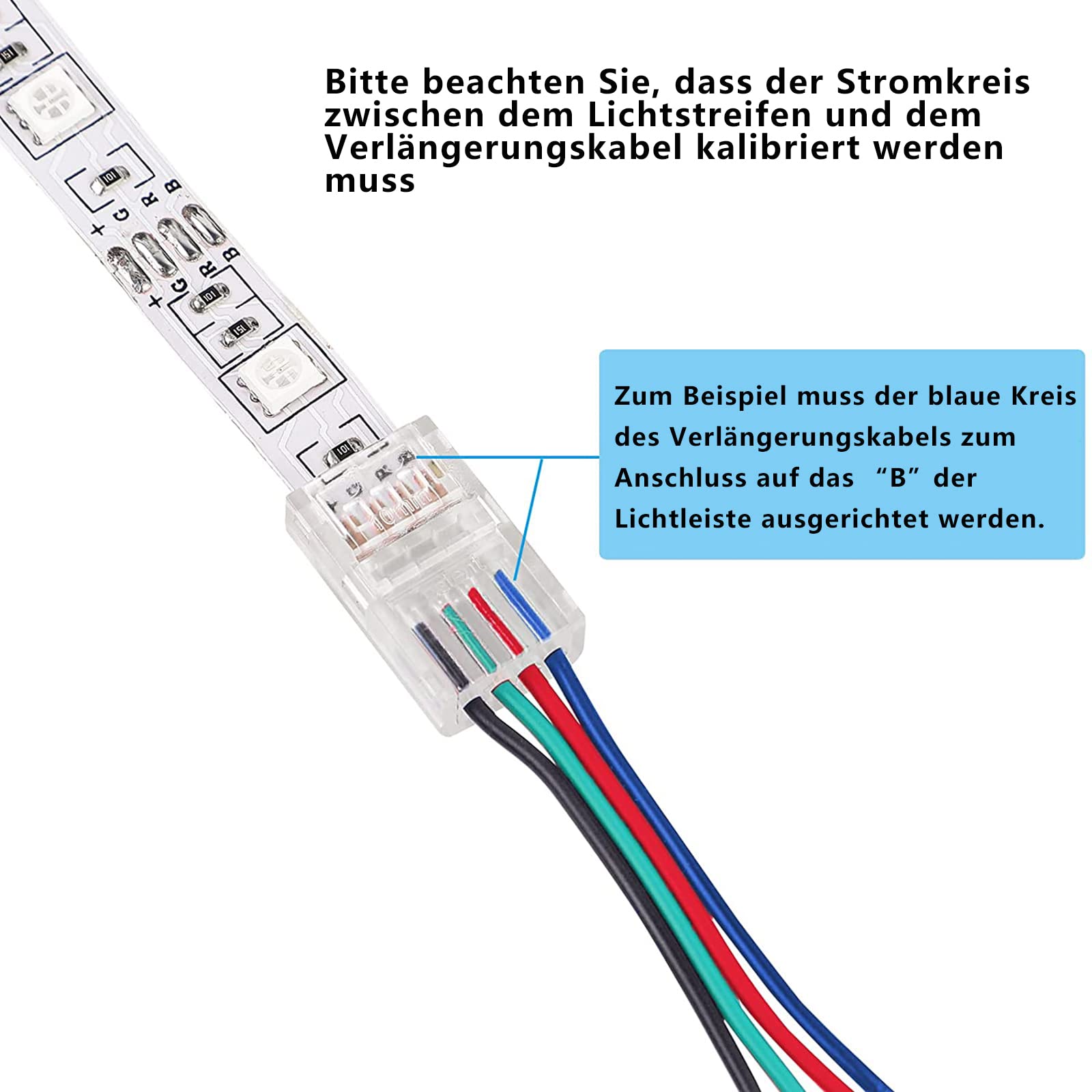 Connettore a LED a 4 pin da 10 confezioni per luci di striscia a LED