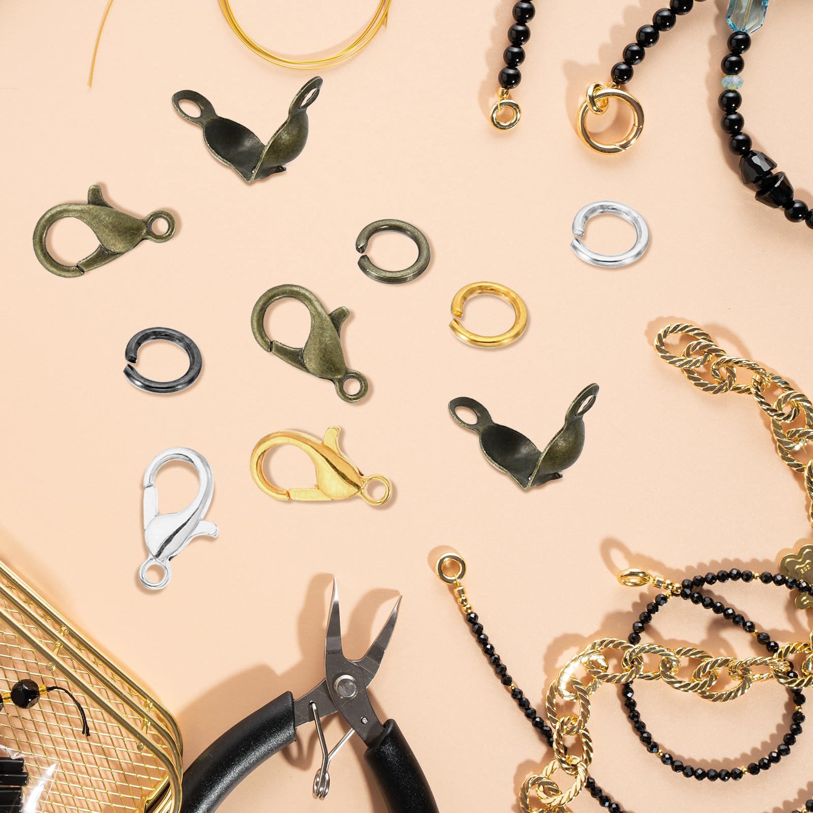 BOYIVI Lot De 700 Accessoires De Fabrication De Bijoux Avec