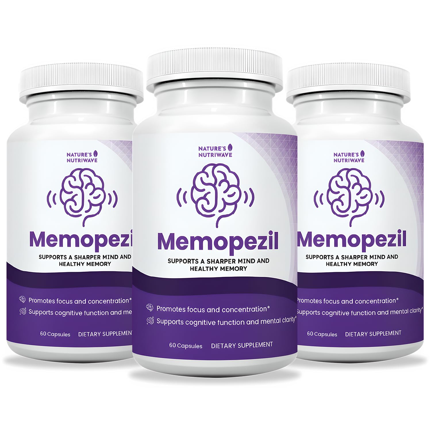 Amazon.com: Memopezil – Daily Supplement with Vitamins A,B, C,D,E, Minerals & Botanical Extracts – Clean, Stimulant-Free Formula – GMP-Certified, Non-GMO, Made in USA - 60 Capsules, 30 Servings, 3 Month Supply :