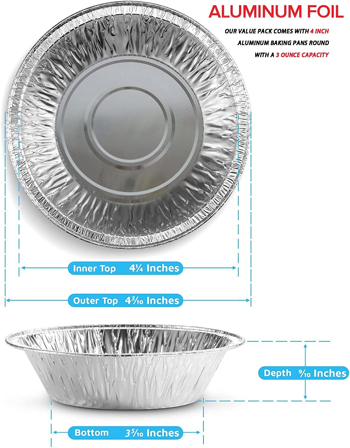 individual pie tins disposable