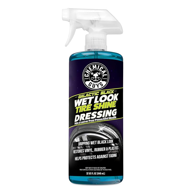 Brilho para Pneus e Acabamento Chemical Guys Galactic Black Wet Look 960 mL