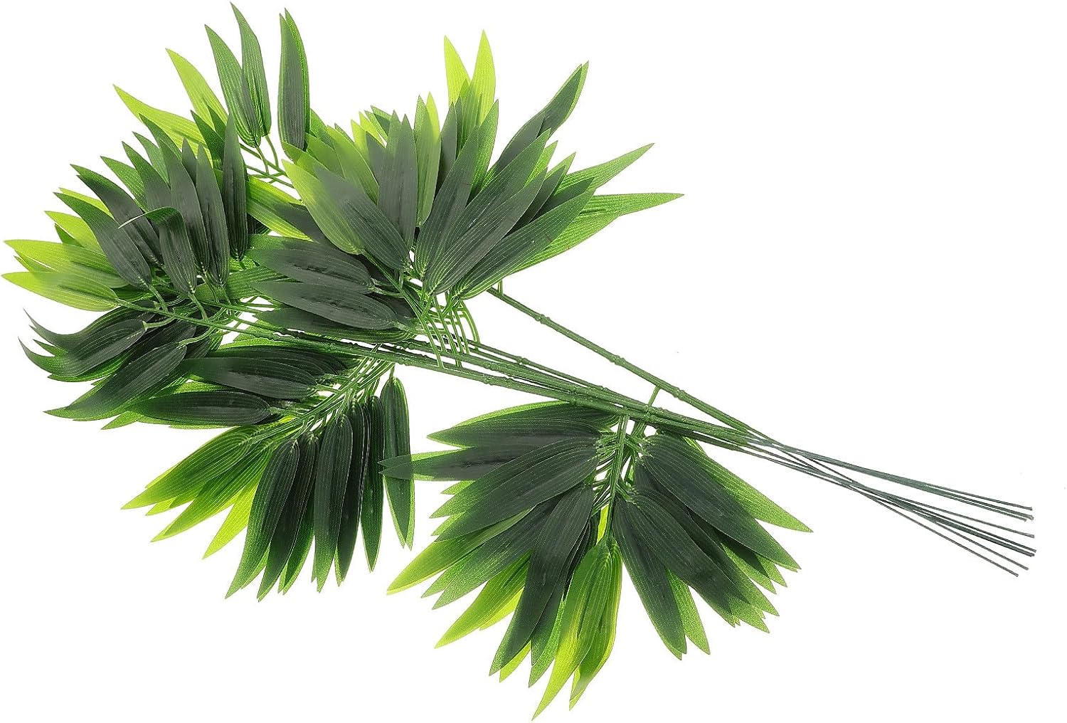 Luxshiny 10pcs Artificial Bamboo Leaf Sushi Decor Plate Accessories