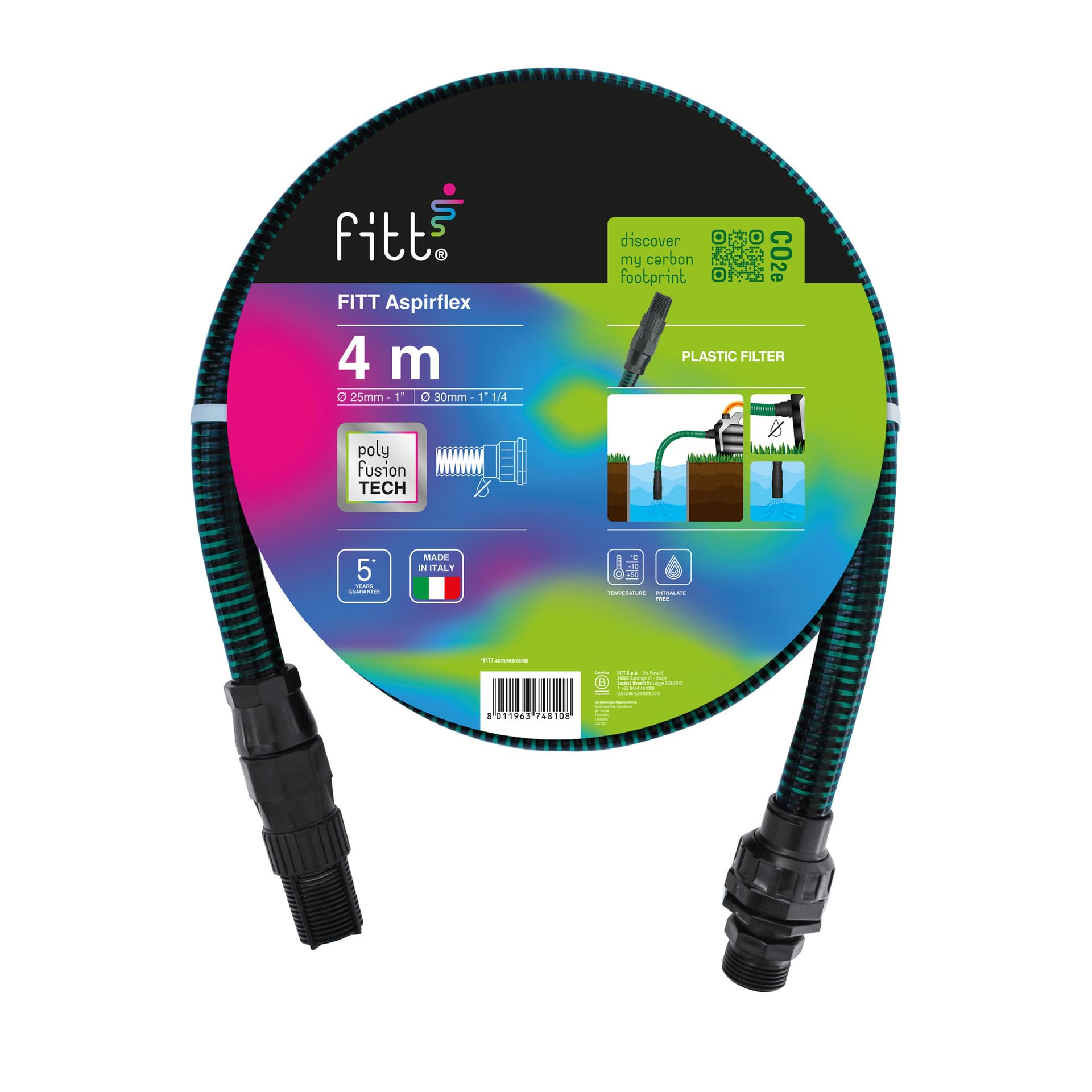 FITT Saugschlauch AspirFlex 4m – Produktbeschreibung