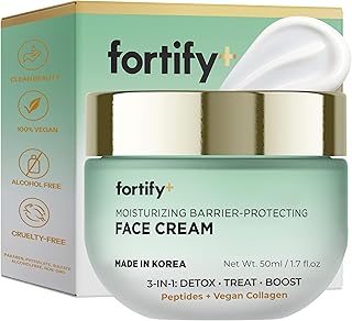 Crema facial con péptidos y colágeno - 3 en 1...