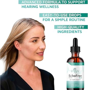 Valdivia Echo Free Drops - EchoFree Ear Support Supplement Liquid Drop - Valdivia Echo Free Drops Daily Liquid Supplement (2 oz)
