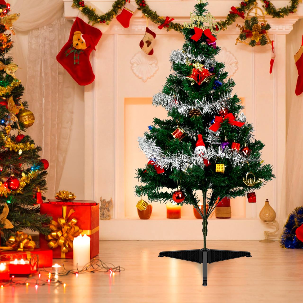 Homoyoyo Supporto per albero di Natale, piccolo supporto per albero di Natale