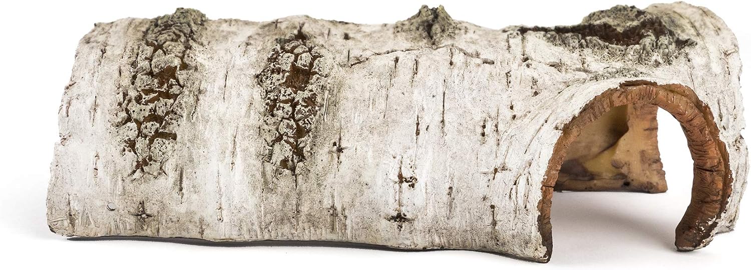 Niteangel Birch Bark Bends Habitat Decor Reptile Hideout