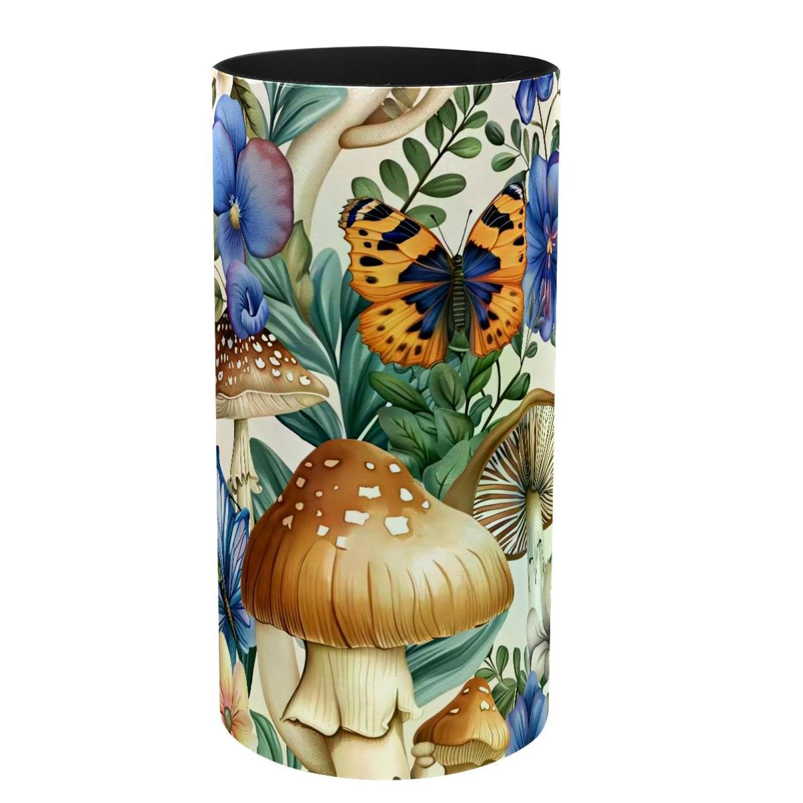 Boîte à musique en métal champignon porte-crayon déco bureau
