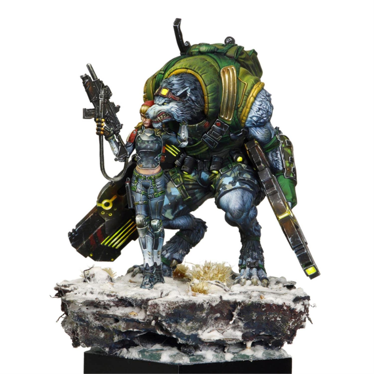 1/24 Ancient Warrior Stand (Senza Base) Kit Modello in Resina smontato Non Verniciato