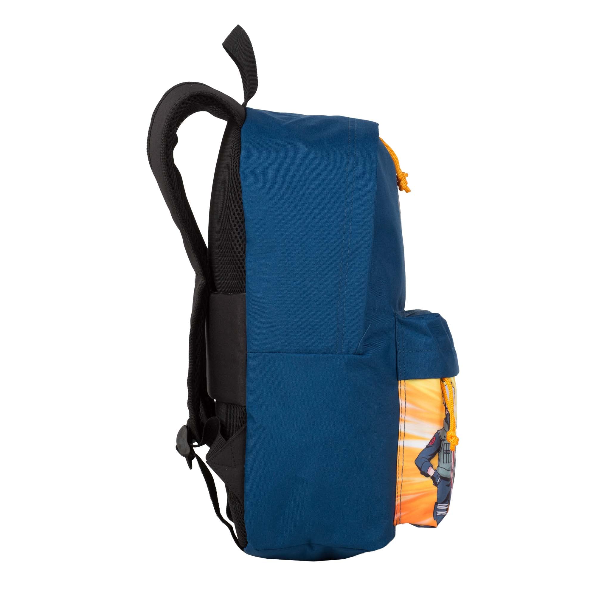 Sac à dos école américain Naruto - poche principale et poche avant - compartiment pour ordinateur et intérieur doublé - bretelles et dos rembourrés - 40 x 31 x 13 cm - Toybags