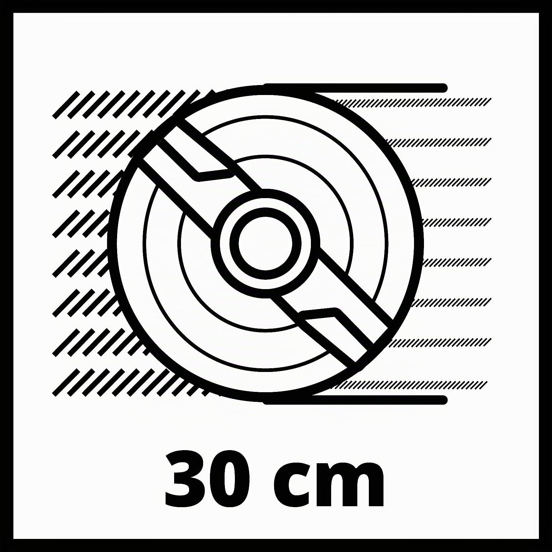 Einhell Cortacésped a batería GE-CM 18/30 Li-Solo Power X-Change (18 V, 30 cm Ancho de Corte, hasta 150 m², Brushless, 25L Bolsa recolectora, 30-70 mm Altura de Corte, sin batería)