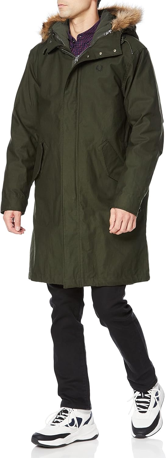 Buy Men's Fred Perry Zip-In Liner Parka Online Martinique | Ubuy