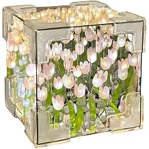 Diy Night Light Kit, Handmade Infinity Mirror Cube Lamp With S, Usb Powered Room Decor, 3.9 In