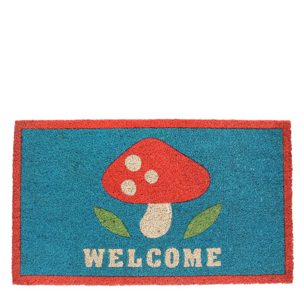Rex London Door Mat Indoor — Door Matts Indoor Non Slip | Washable Doormat Floor Mat | Small Door Matt for Front Door & Hallway | Pet Mats for Floor | Front Door Decor | Coconut Fibre