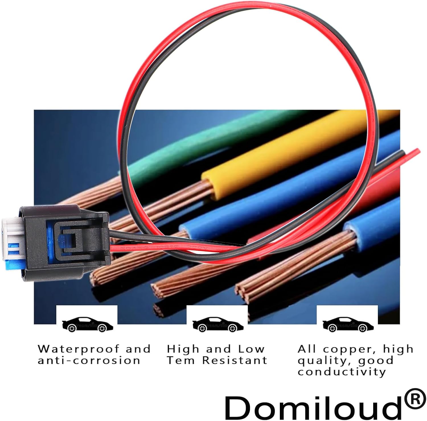 Engine Air Water Intercooler Fluid Pump Repair Wire Harness Plug Compatible with Mercedes Aux Intercooler Water Pump AMG Connector 0392022010 0392022003