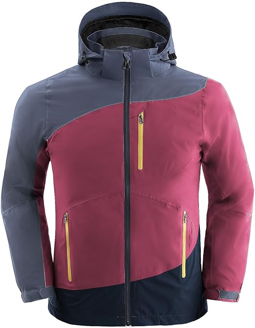 Amazon Praise プレイズ 防風 ジャケット ウィンドシェルジャケット 登山服 防寒 登山 アウター耐水圧5000mm アウター S メンズ ワインレッド アウトドア アウトドアジャケット 通販