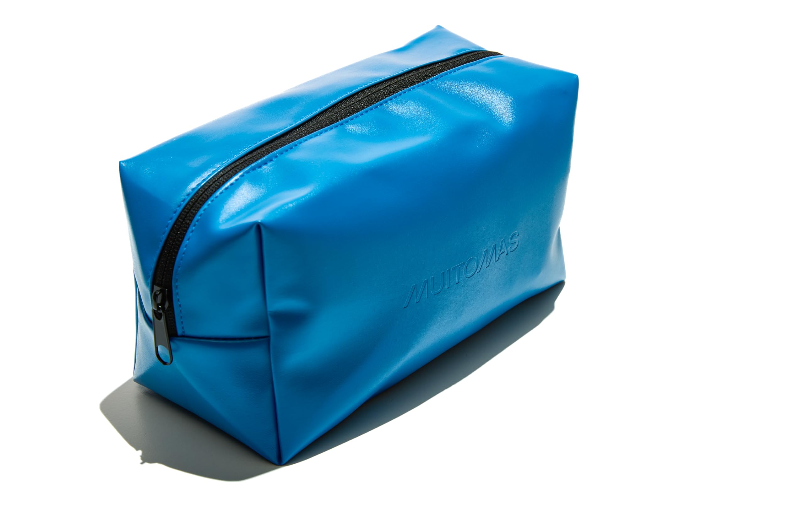 Muitomas, Beauty Case for Travel, Beauty Case for Women, Elegant, Size 20 x 8, Beauty Bag Colour Teal Blue
