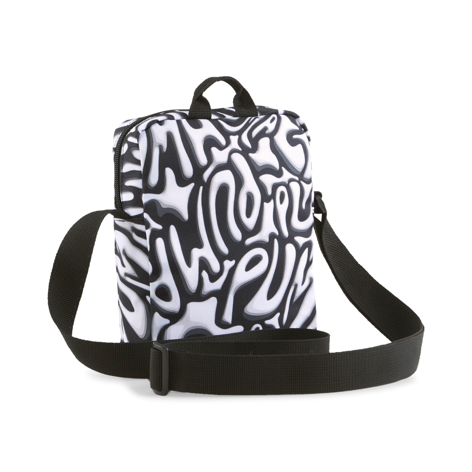Puma PUMA ACADEMY AOP - Bolso portátil PUMA Black-Gra para PUMA Black-Grafiti AOP, talla única, PUMA Black-Grafiti AOP, One Size, bolso de mano