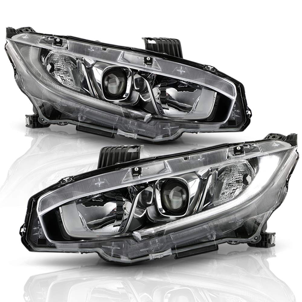 ACANII LED DRL Projector Headlights