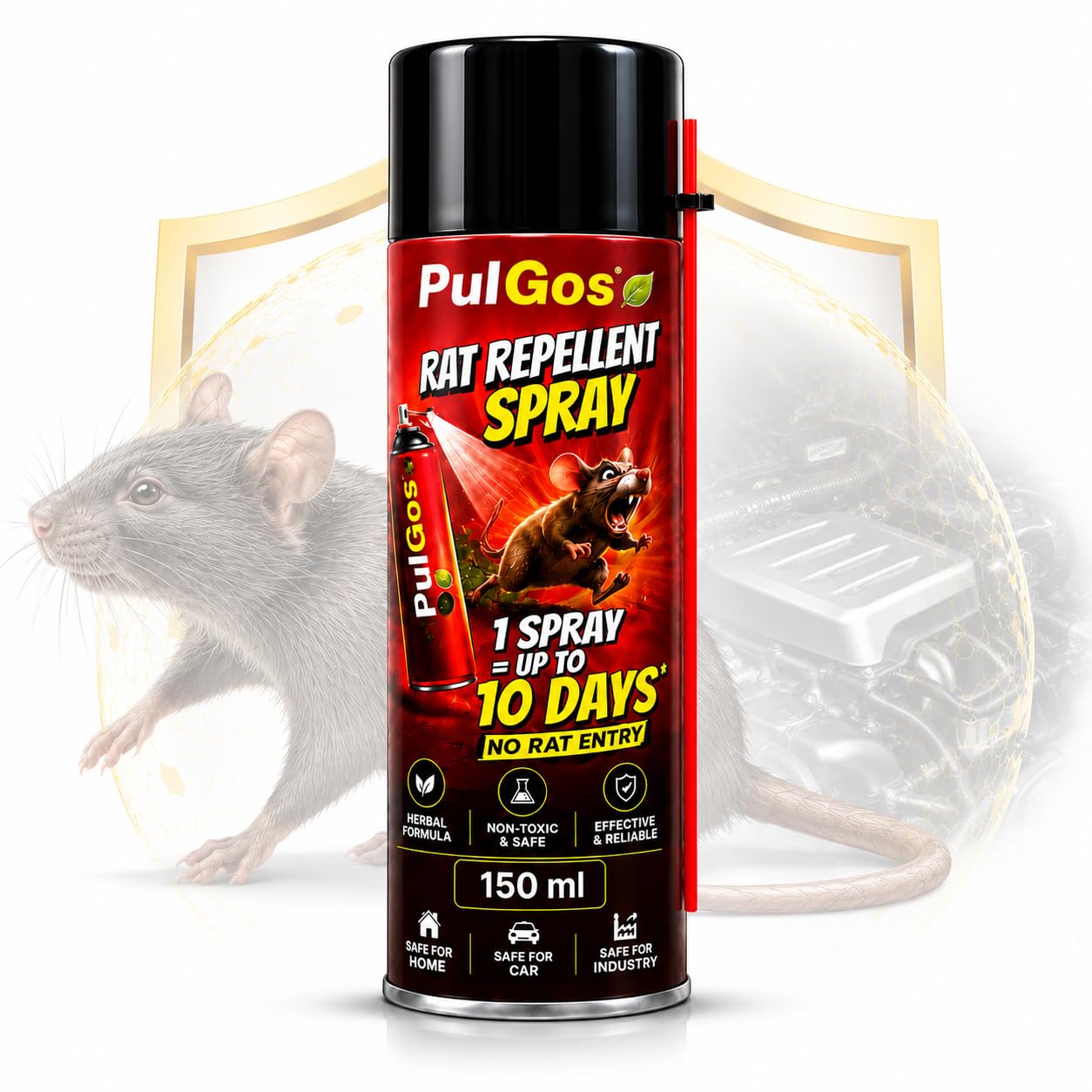 Add PulGos Rat Repellent Spray 150 ml - Image 1