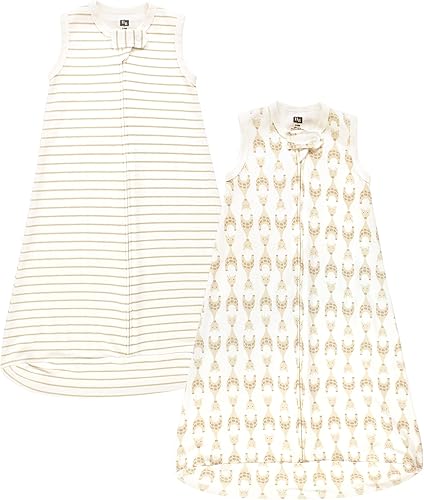 Miniatura 2 de Hudson Baby Saco de dormir unisex de algodón entrelazado sin mangas, naranja cítrico, 18-24 meses