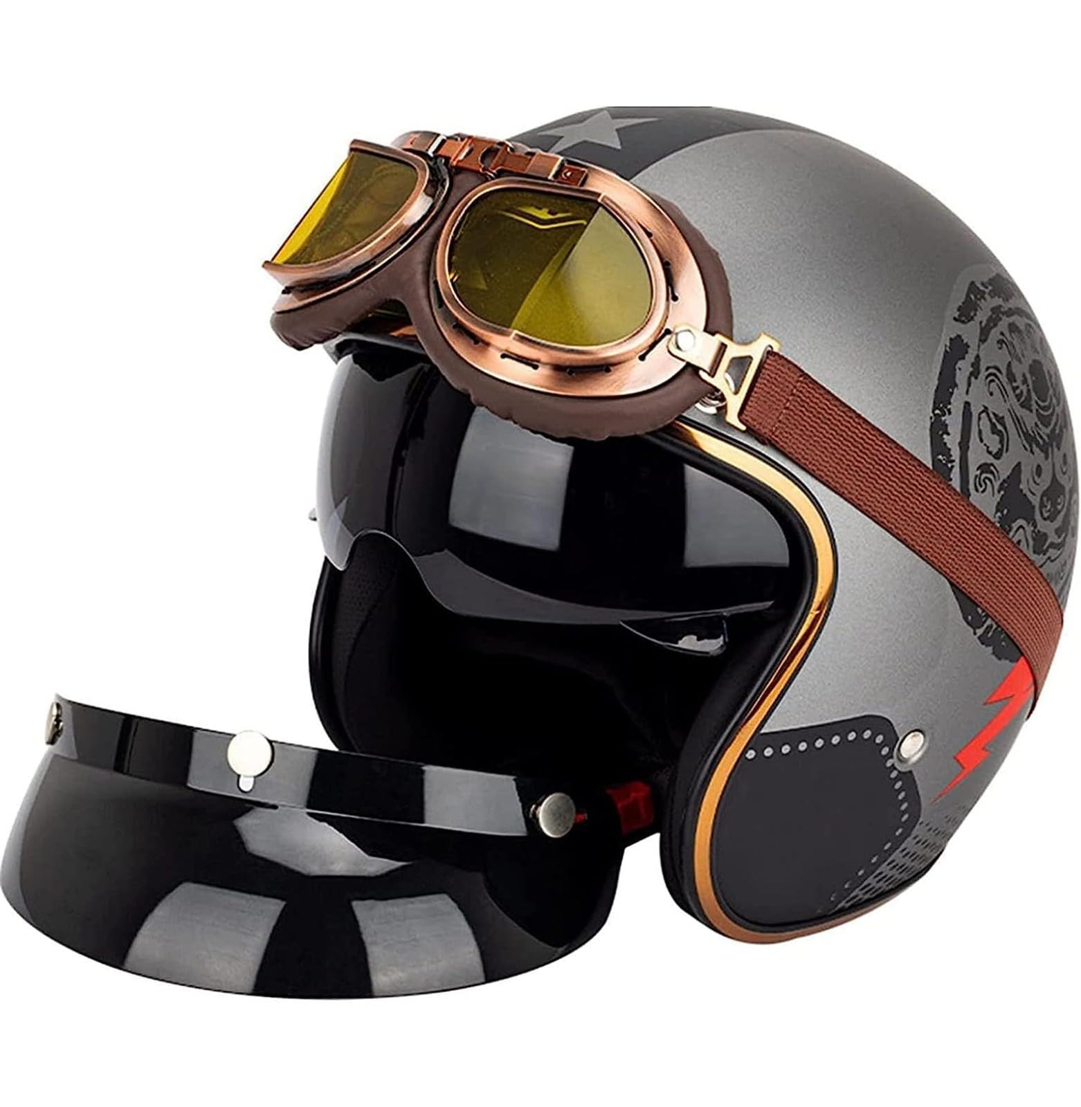 Grant オープンフェイスヘルメット DOT認証 Grant オープンフェイスヘルメット DOT認証 Grant オープンフェイス