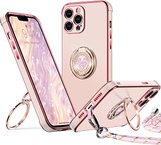 XYZ für iPhone 13 Pro Max Hülle mit Band, Rosa