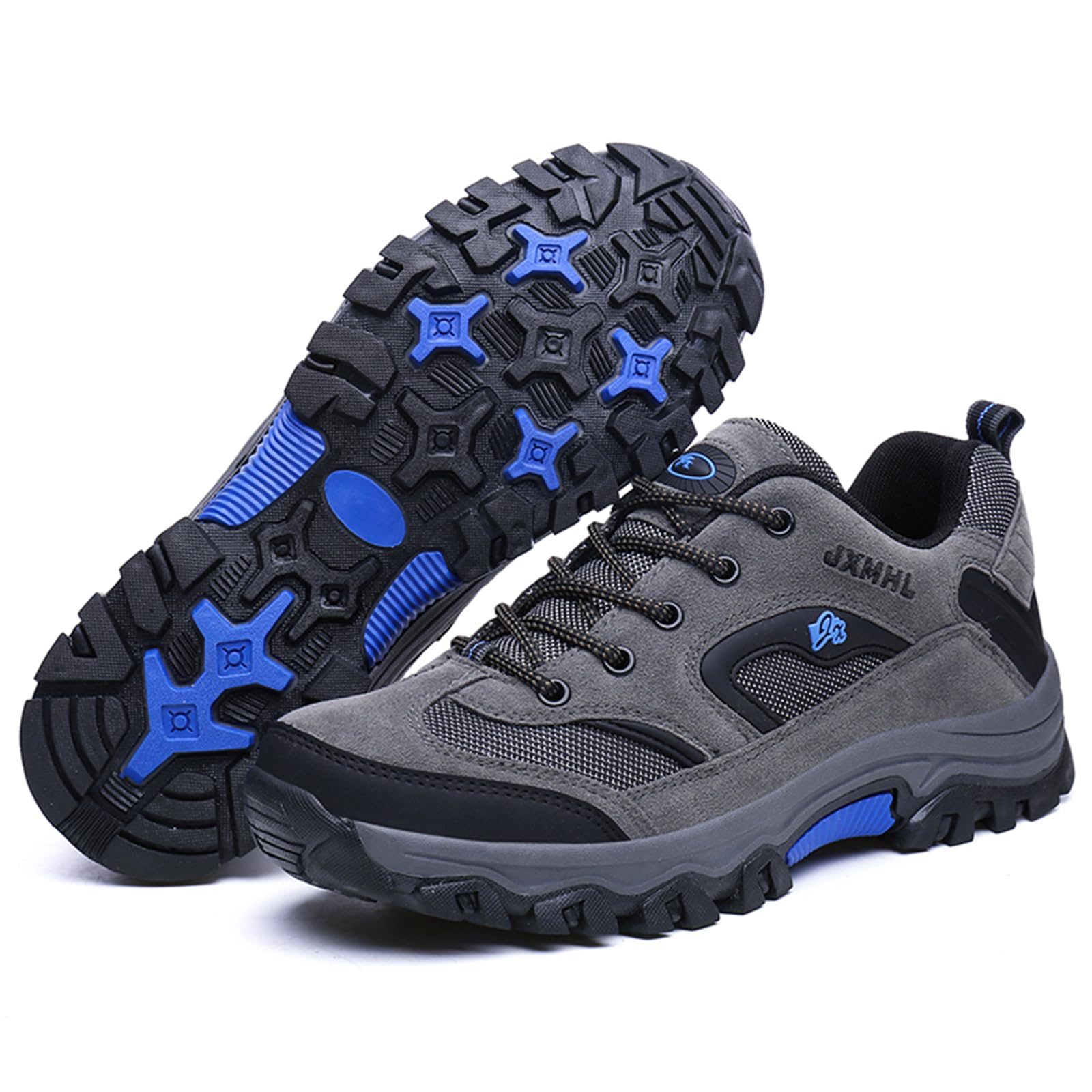 Męskie buty trekkingowe, lekkie, z ochroną kostek – oddychające buty trekkingowe na góry i na co dzień