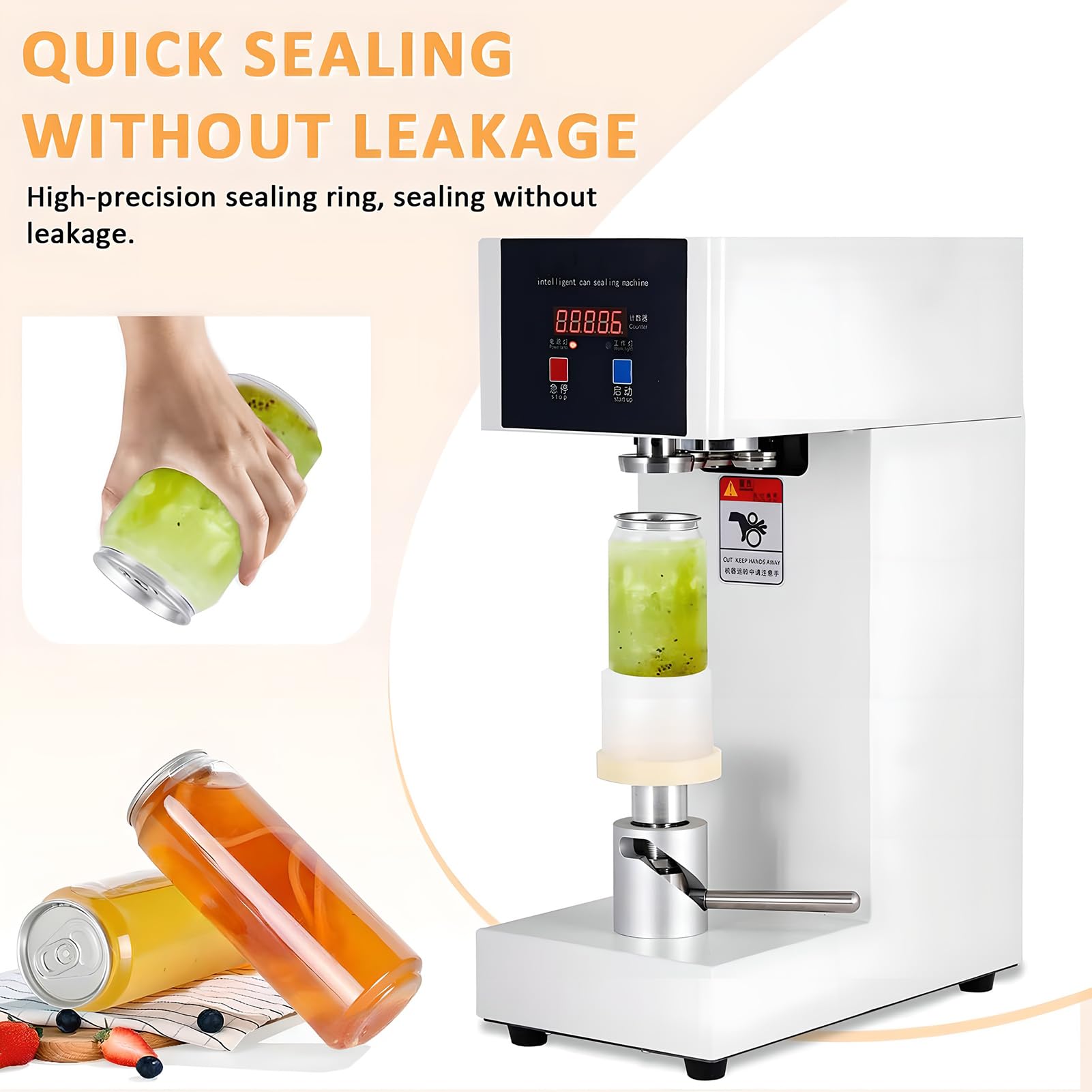 Herramienta de sellado de jarra automática de la máquina de lata de lata de lata-180W semiautomatales para el marinero para 330/500/650 ml de latas de bebidas de titulación de vidrio de aluminio
