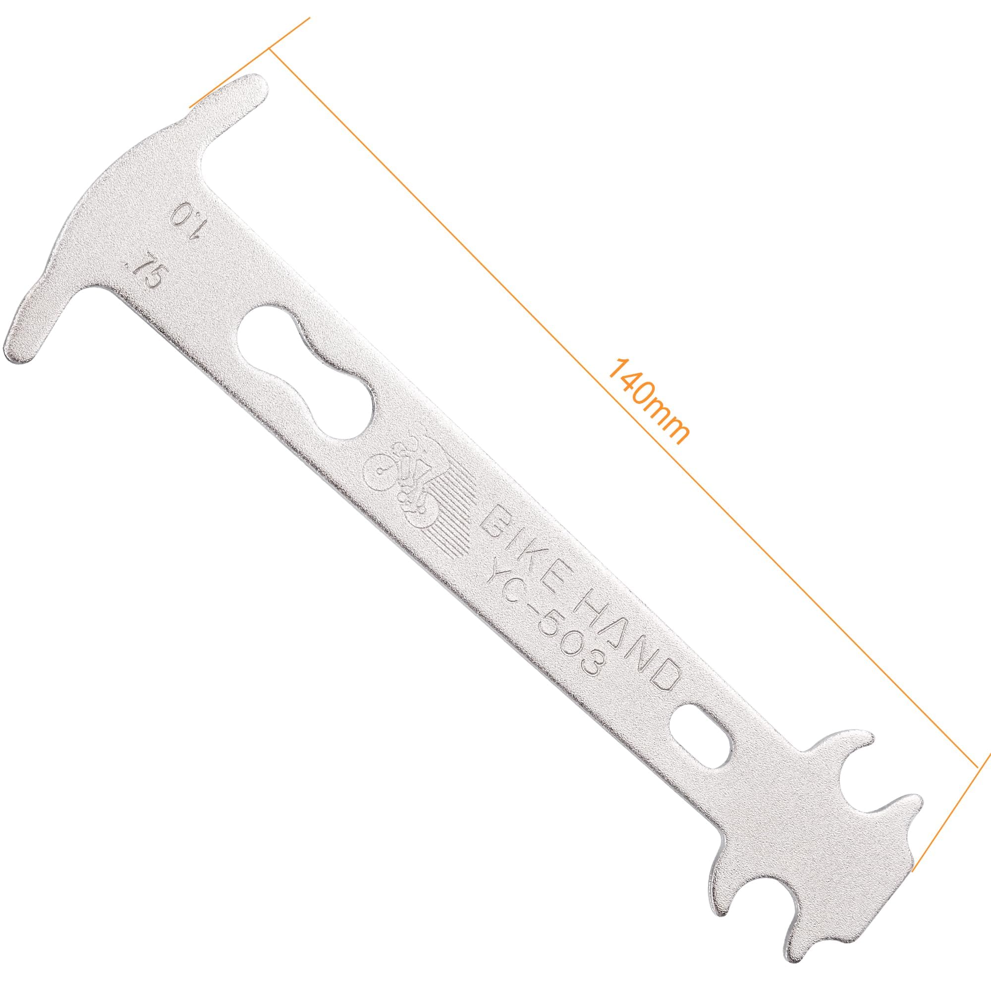 Misuratore di usura catena per biciclette – Calibro per catene a 7-12 velocità | Strumento Chain Checker compatibile con Shimano, SRAM, Campagnolo, KMC | Attrezzo per biciclette da corsa, MTB