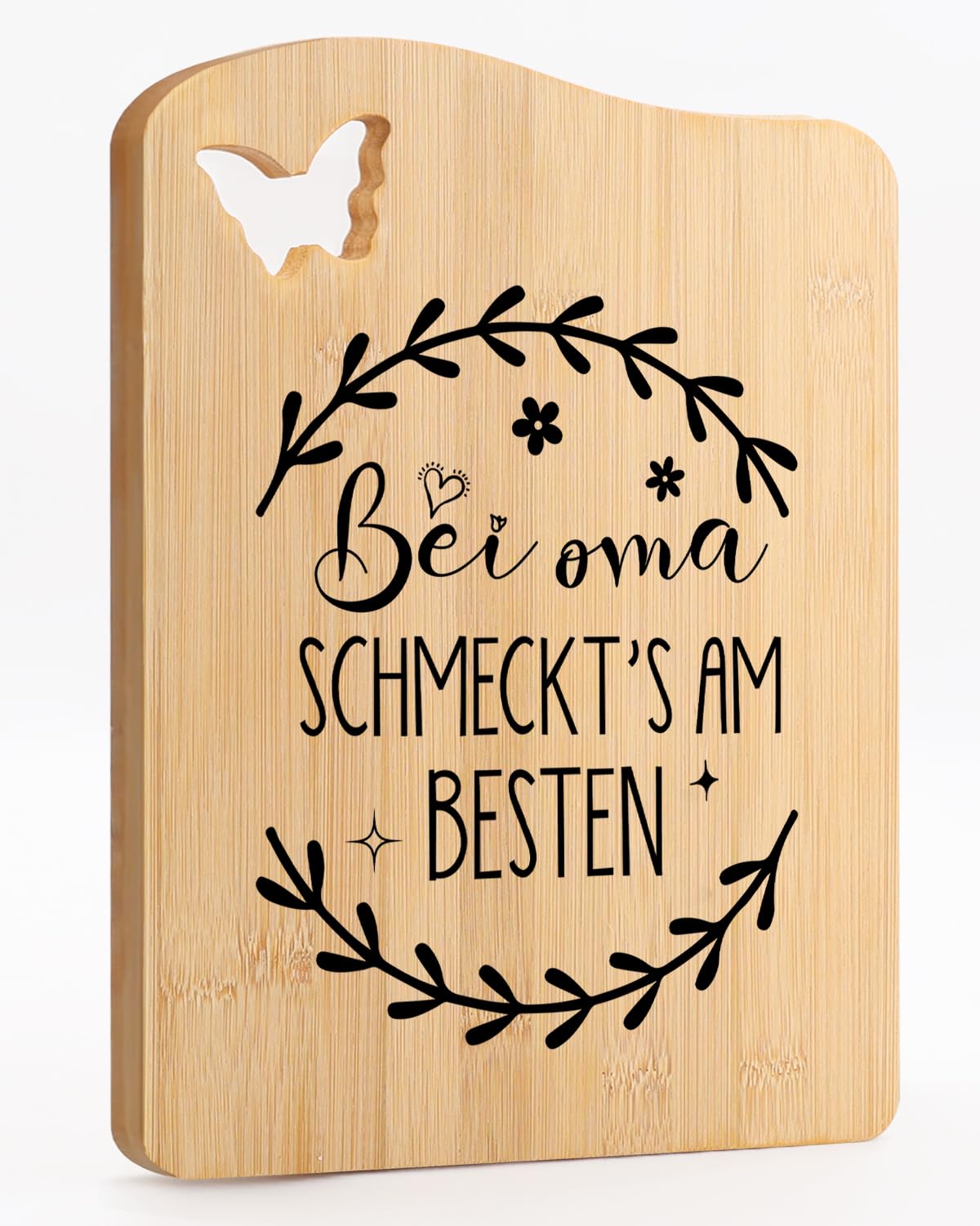CadeauJoie Geschenk für Oma, Oma Geschenk Geburtstag, UV Bedrucktes Bambus Schneidebrett, Geburtstagsgeschenke Muttertagsgeschenk für Oma