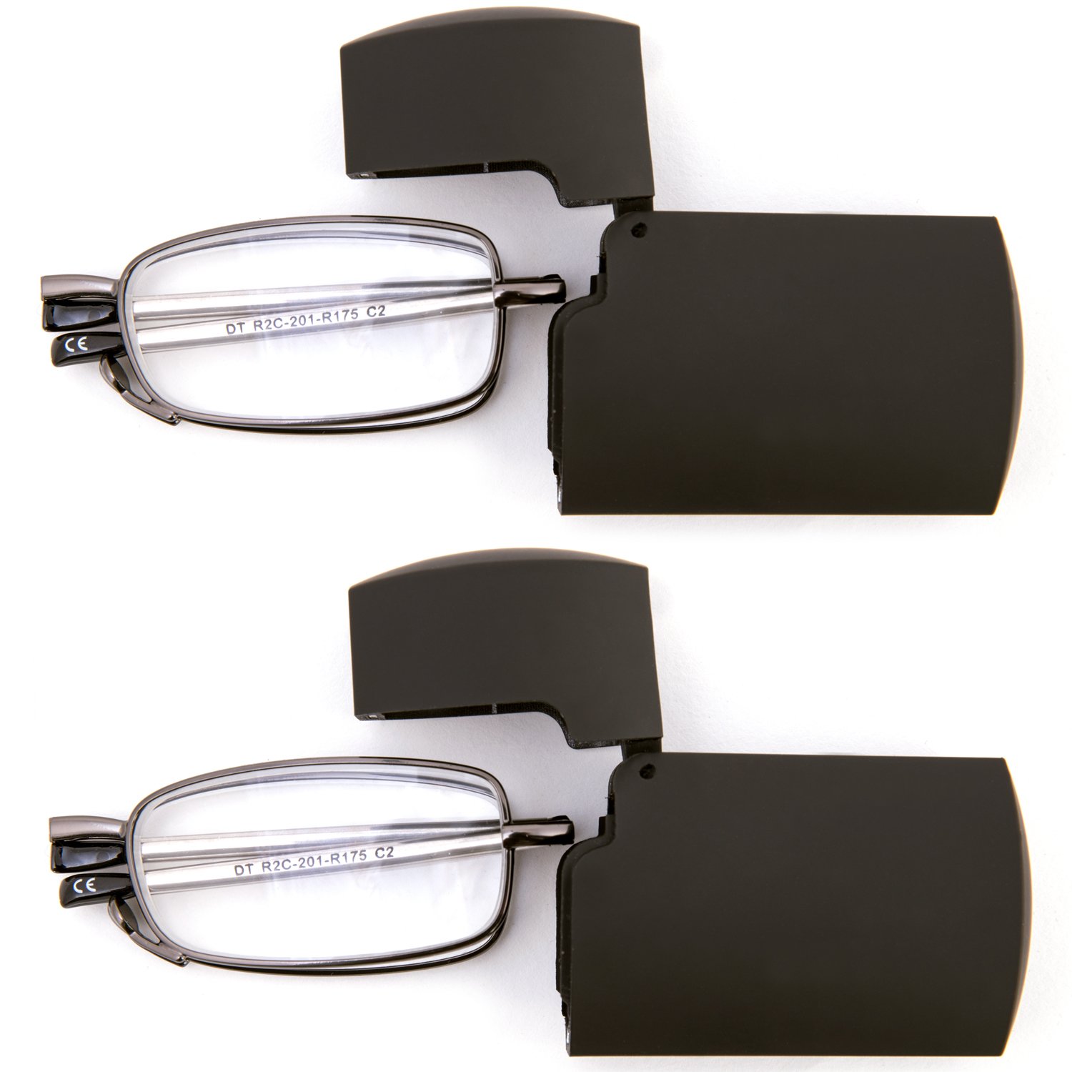 DOUBLETAKE Reading Glasses 2 Pairs Folding Readers Includes Glasses Case Buy Online in United