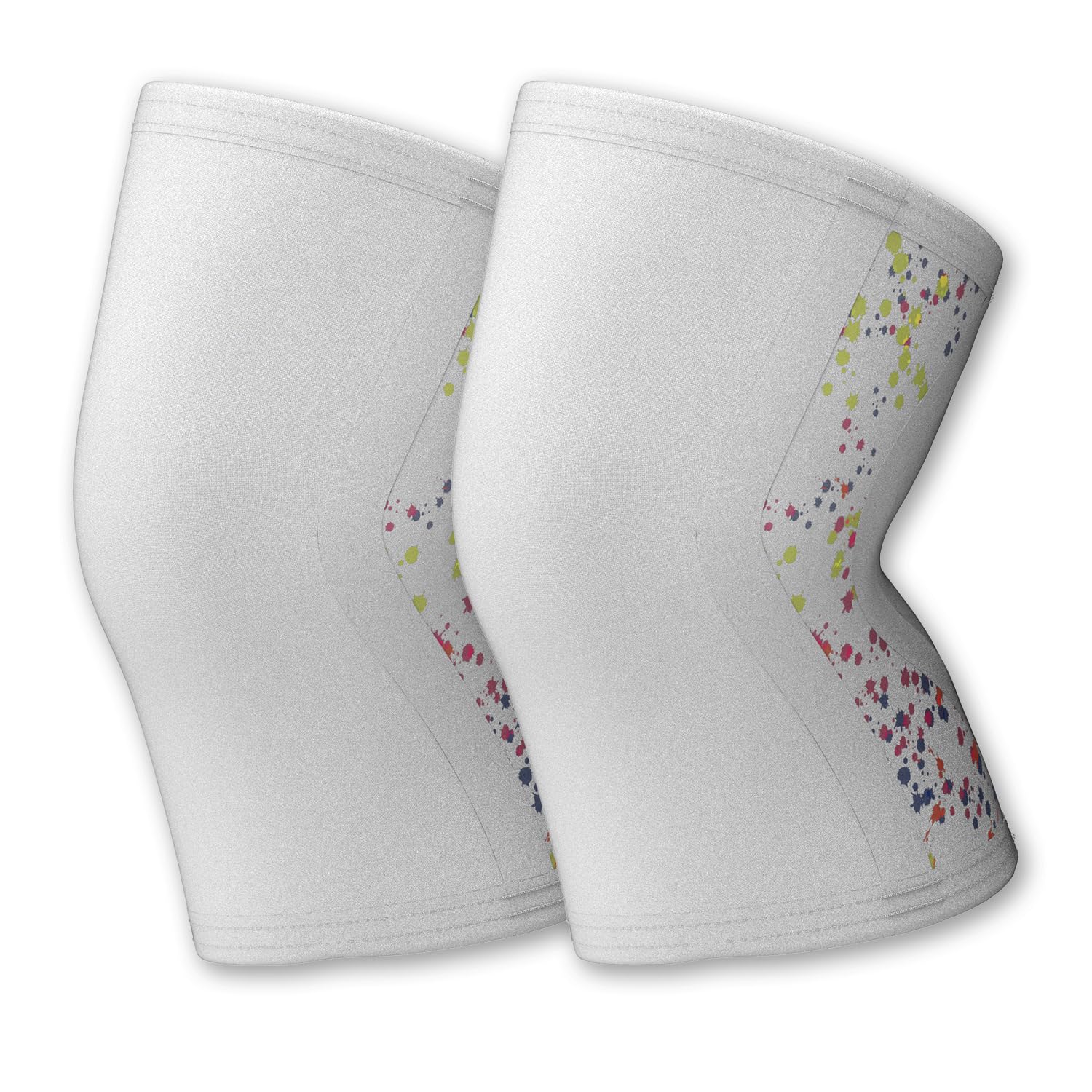 aoFIT Knee Brace for Women Men (1 Pair) 5mm Neoprene Knee Compression Sleeve Knee Support, Non-Slip Braces for Training & Fitness, Weightlifting, Marble Bloom Medium