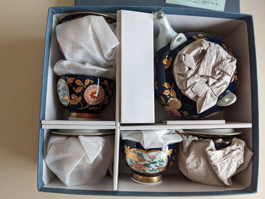 煎茶道具 常滑焼 山七窯 渡辺山七作 保宇夫良 横手急須 共箱 V R6597